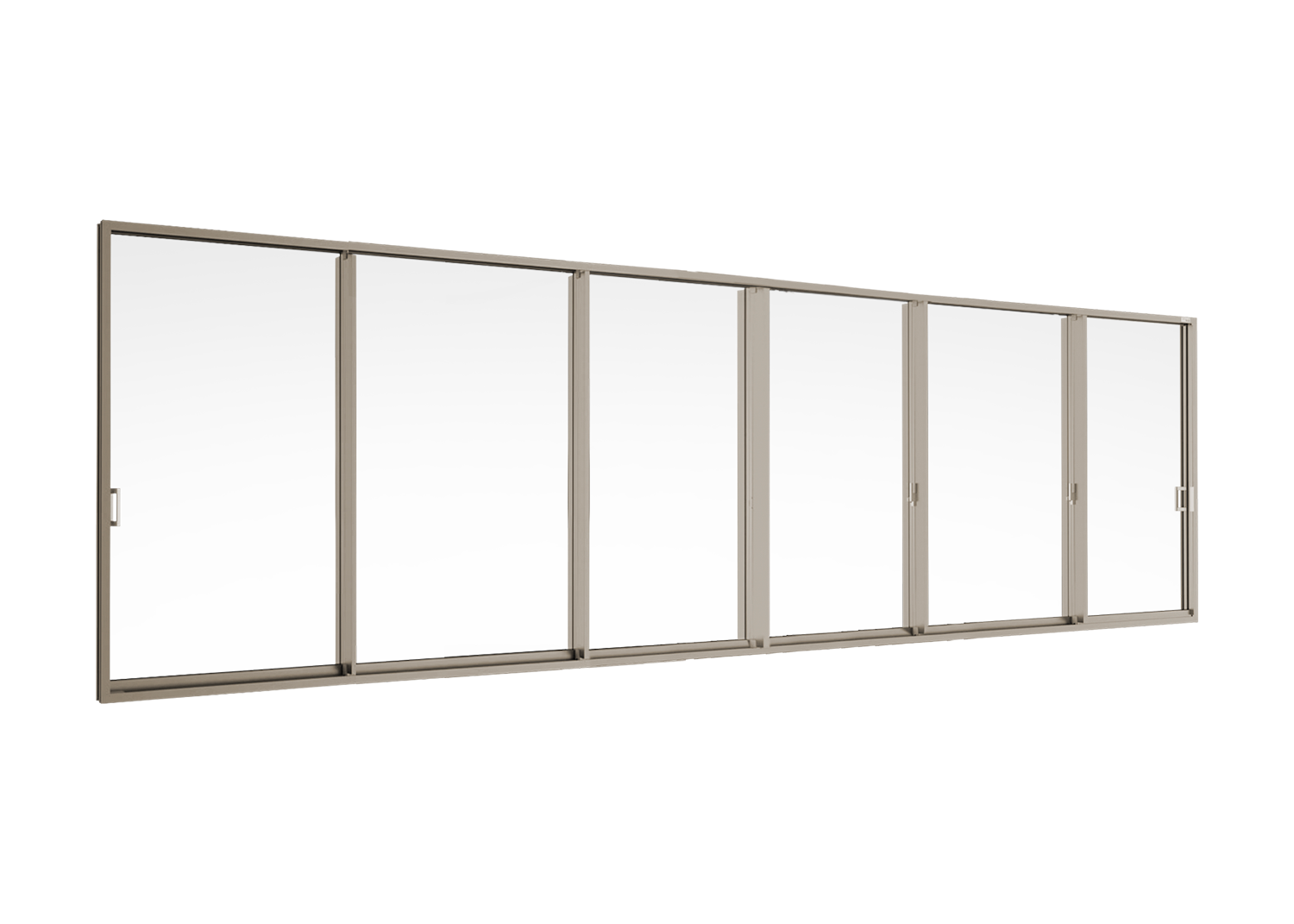 Sliding Door (6 Panels on 3 Tracks)